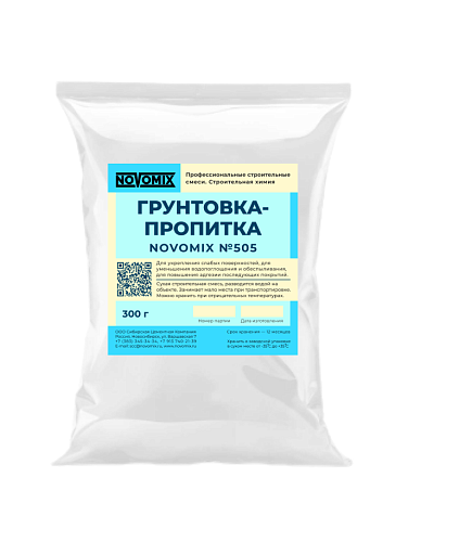 Грунтовка-пропитка NOVOMIX №505 NOVOMIX
